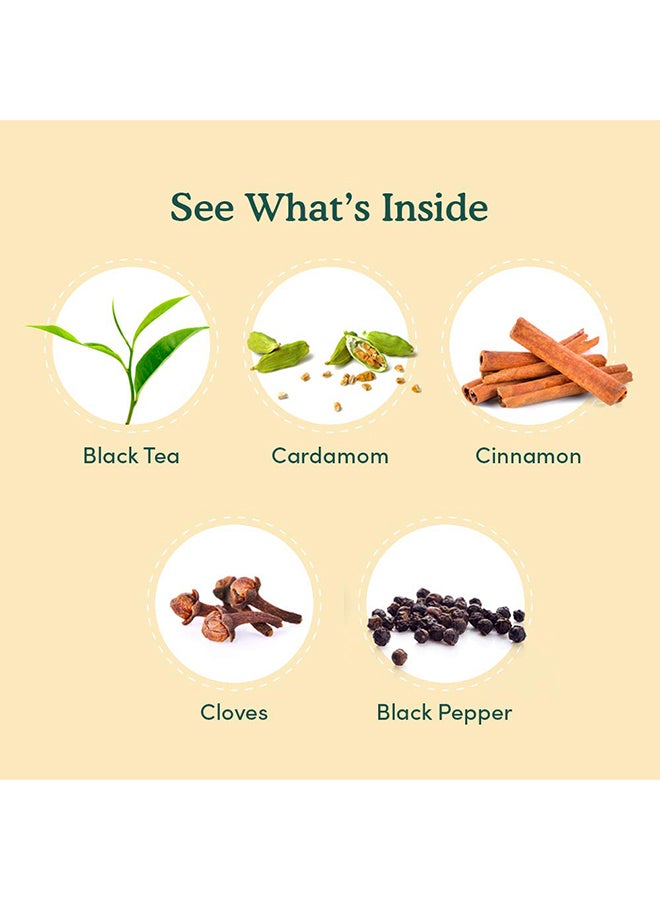فادام علبة شاي ماسالا الأصلي 60جرام عبوة من قطعتين - Image 3