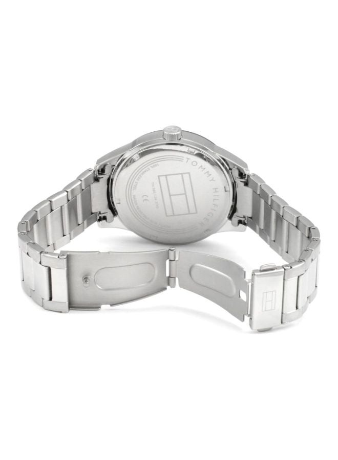TOMMY HILFIGER Men's Austin Round Shape Stainless Steel Analog Wrist Watch 44 mm - Silver - 1791639  - Image 3