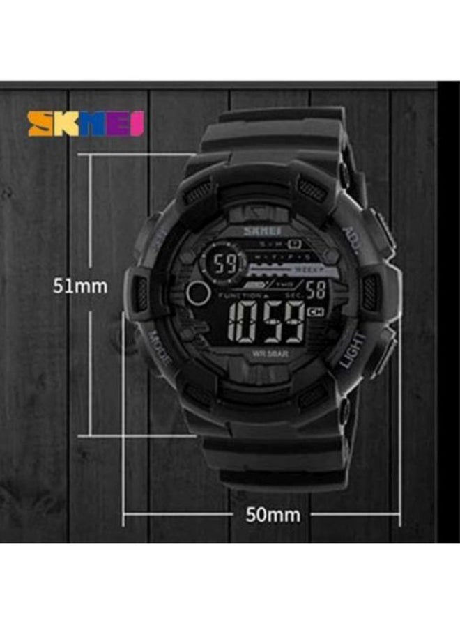 men Water Resistant Digital Watch 1243 - v1611749347/N30449420A_3