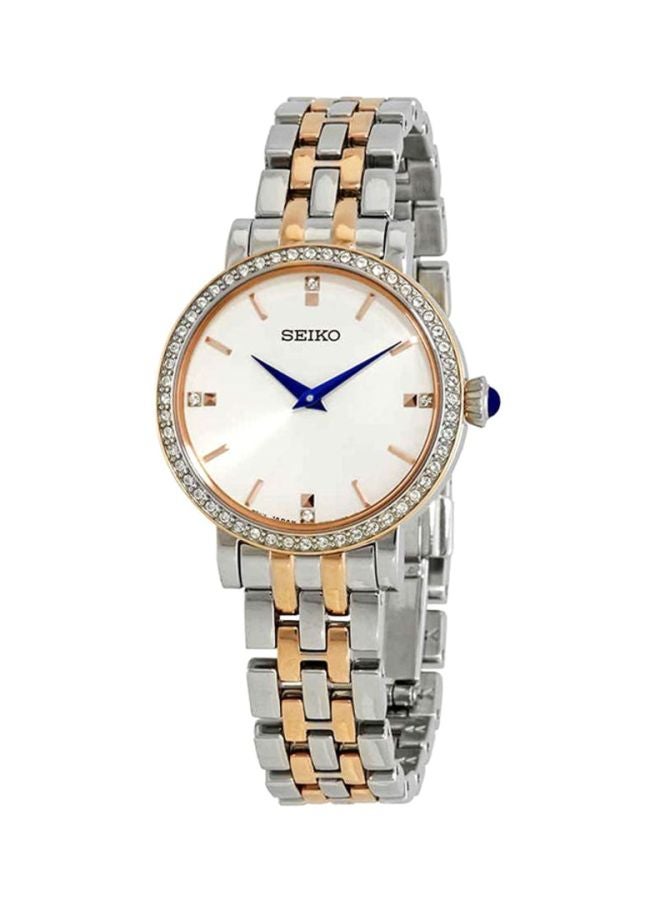 Seiko women Water Resistant Stainless Steel Analog Watch SFQ810P1 - Image 1