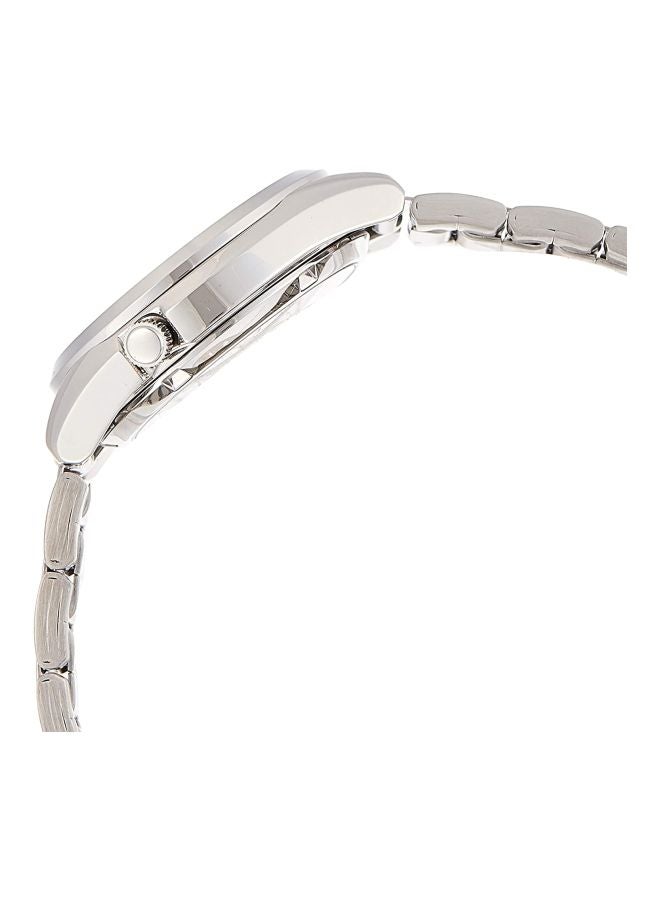 Seiko Men's Round Shape Stainless Steel Analog Wrist Watch 37 mm - Silver - SNKL45J1  - Image 3