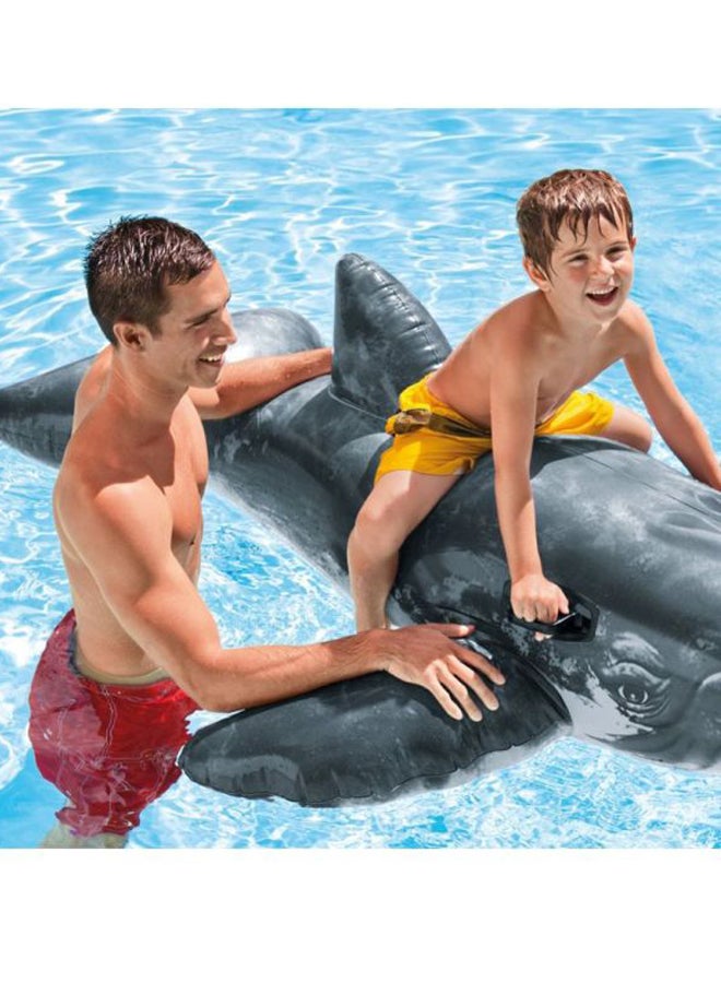 INTEX - Realistic Whale Ride-On Pool Float 2.01x1.35meter - Image 1