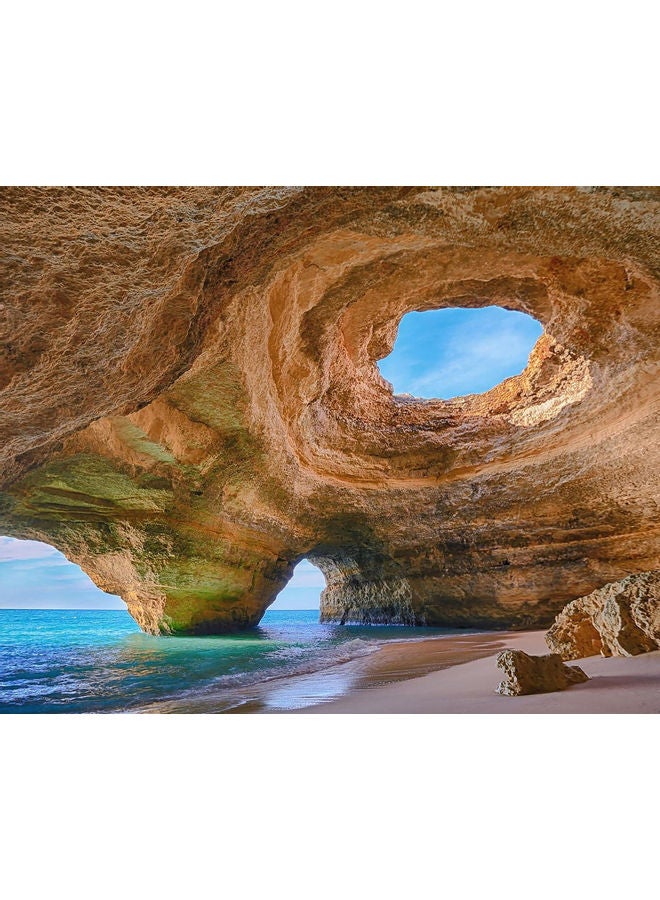 زوت لوحة فنية من قماش الكانفاس بتصميم صخرة في البحر متعدد الألوان 50X40سم