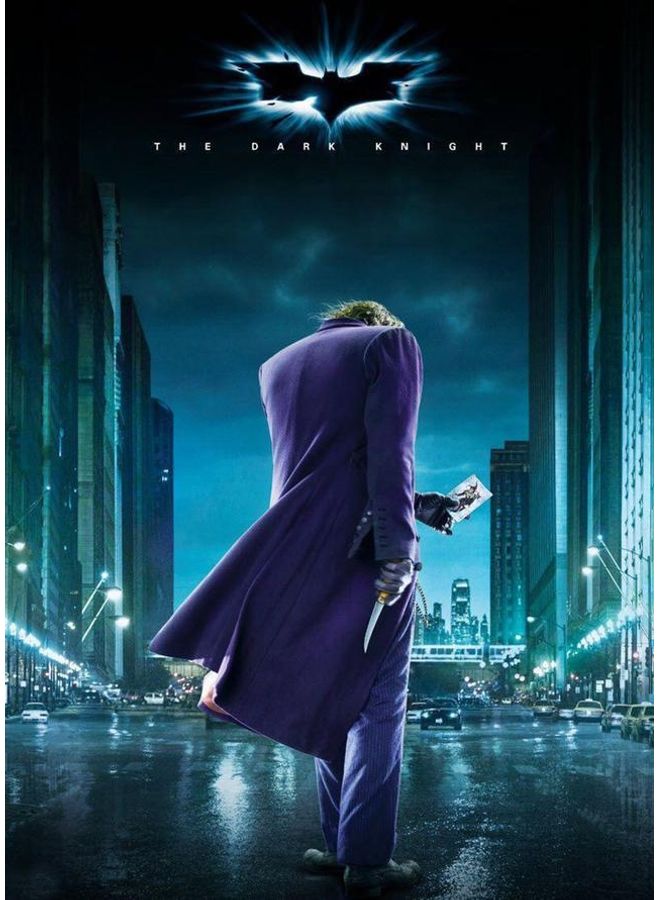 زوت لوحة من قماش الكانفاس برسمة جوكر دارك نايت متعدد الألوان 50X70سم