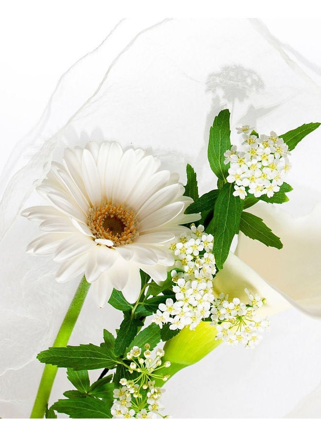 Zoot Canvas White Flower Multicolour 50X40cm