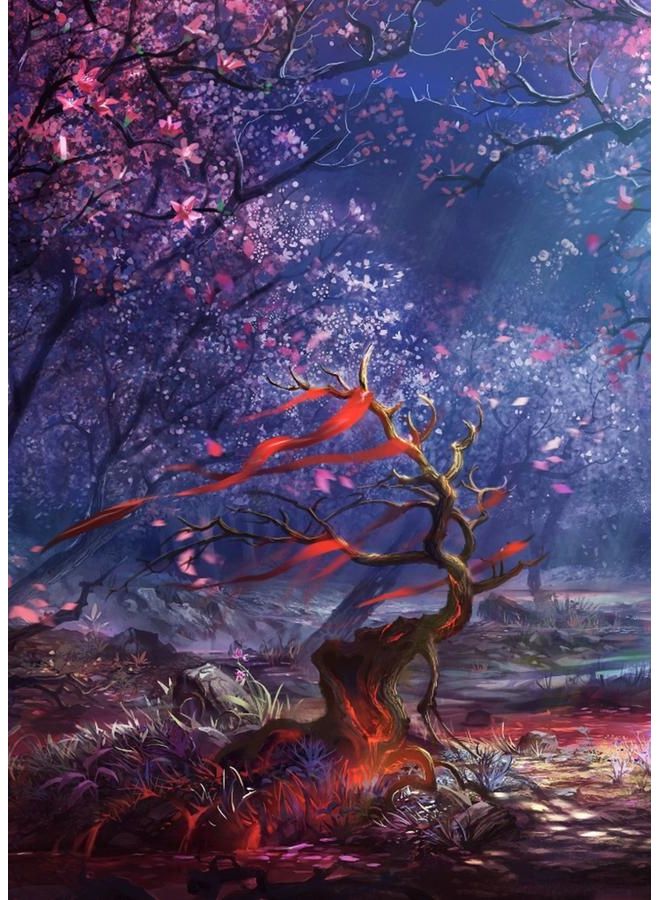 Zoot Canvas Tree Branch multicolour 50X70cm