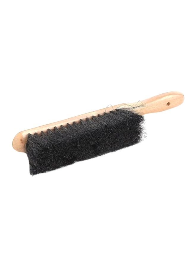 Tactix Horse Hair Dust Brush 300mm, Hand Broom, With Wood Handle, Cleaning Tool, Duster for Counter, Bench Car Furniture Bed and Woodworking, Brown- 315045 Beige/Black 33.5cm - Image 1