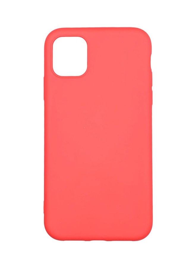 X-level Thin Series Membrane Soft Touch Silicone Back Cover With Camera Protector For iPhone 11 Red - Image 1