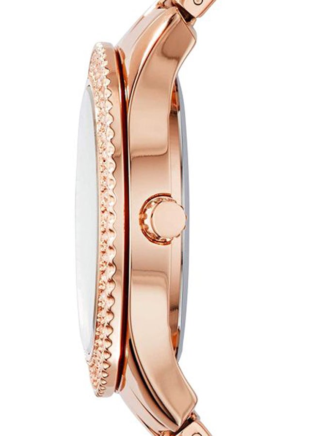 FOSSIL women Stella Water Resistant Stone Studded Analog Watch ES3590  - Image 3