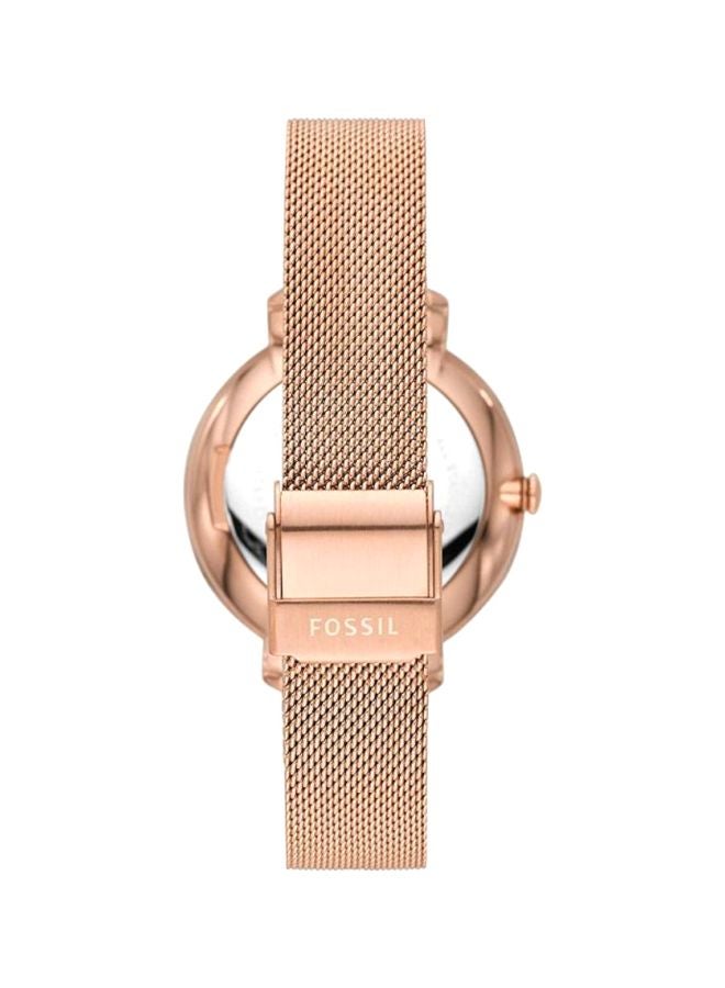 FOSSIL - Women's Jacqueline Water Resistant Stone Studded Analog Watch ES4628 - Image 1