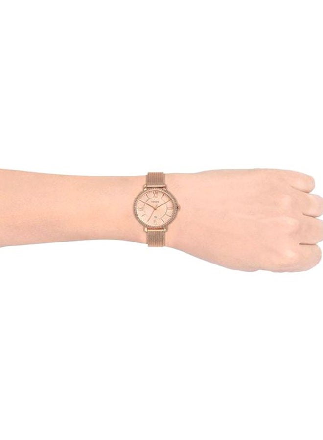 FOSSIL - Women's Jacqueline Water Resistant Stone Studded Analog Watch ES4628 - Image 1