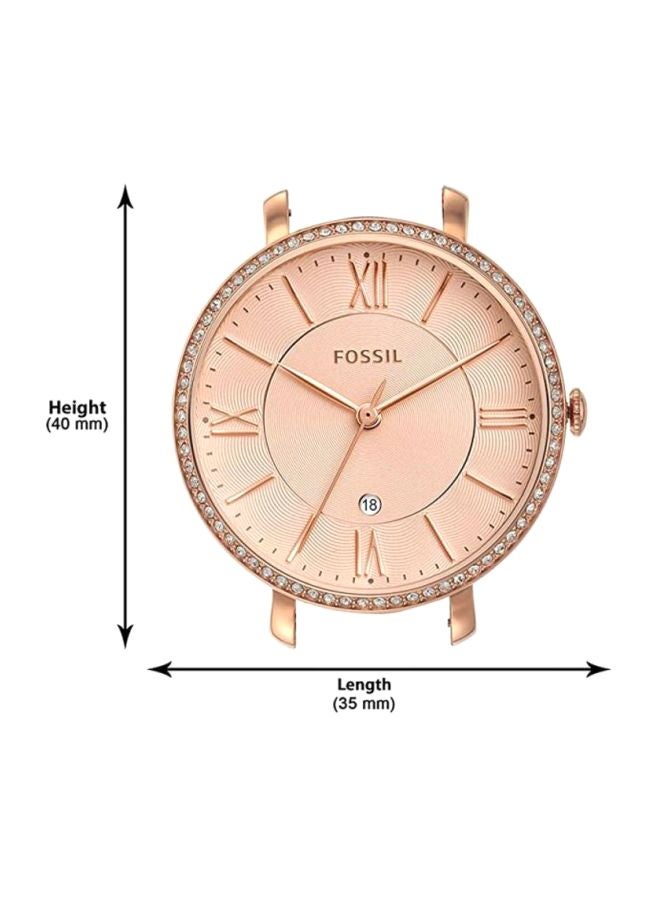 FOSSIL - Women's Jacqueline Water Resistant Stone Studded Analog Watch ES4628 - Image 1