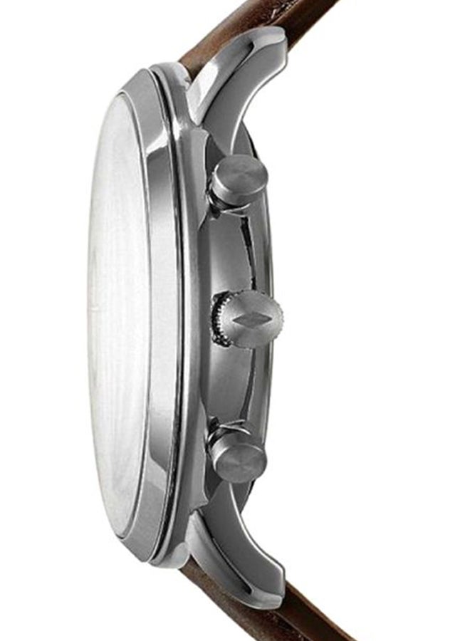 فوسيل ساعة يد كرونوغراف نيوترا مقاومة للماء طراز FS5380 للرجال - Image 3