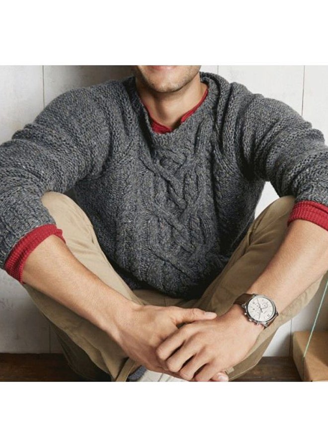 فوسيل ساعة يد كرونوغراف نيوترا مقاومة للماء طراز FS5380 للرجال - Image 4