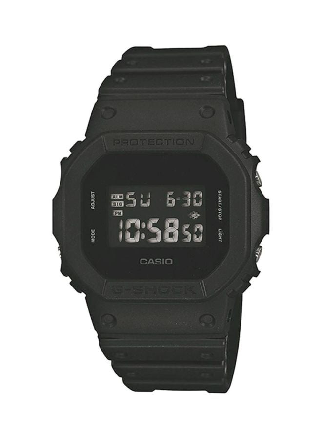 جي شوك ساعة رقمية ضد الماء طراز DW-5600BB-1ER men - Image 1