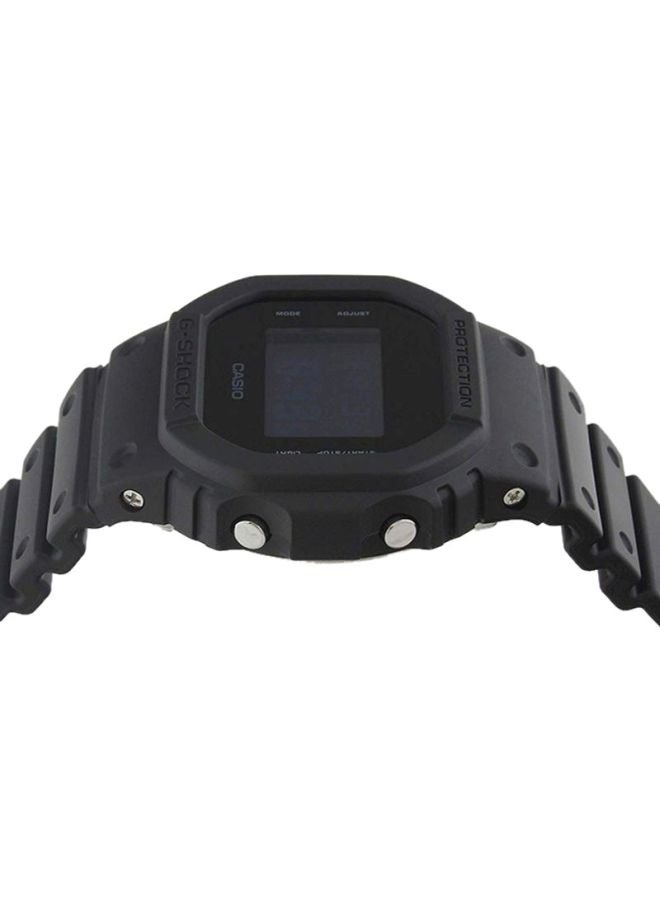 جي شوك ساعة رقمية ضد الماء طراز DW-5600BB-1ER men - Image 4