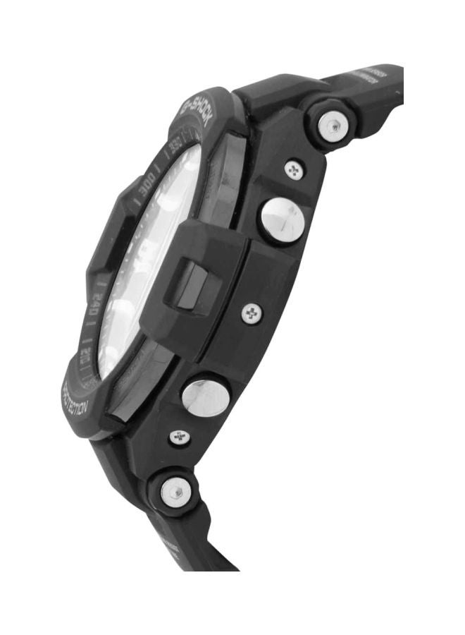 جي شوك ساعة يد رقمية وبعقارب بسوار مطاطي دائري الشكل مقاس 51 مم - لون أسود - طراز GA-1000-1ADR للرجال - Image 3