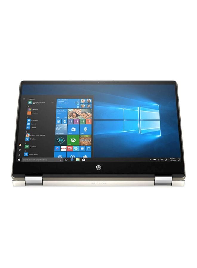 HP - Pavilion x360 - 2 in 1 Laptop 14-dh1036ne With 14Inch FHD Display, Intel Core i5 processor/ 8GB RAM/ 512GB SSD/ NVIDIA GeForce MX130 2GB/ Stylus Pen/ Windows 10/ EN-AR KB Warm Gold - Image 1