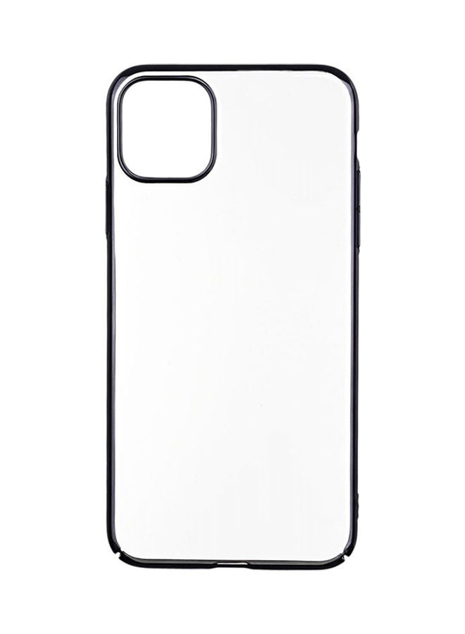 X-level Solid Series Bright And Luxurious Transparent Hard Back Cover For iPhone 11 Pro Max Clear/Black - Image 1