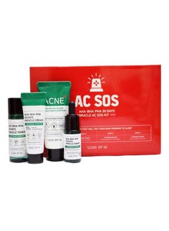AHA BHA PHA 30 Days Miracle AC SOS Kit of 4 70ml + 20grams