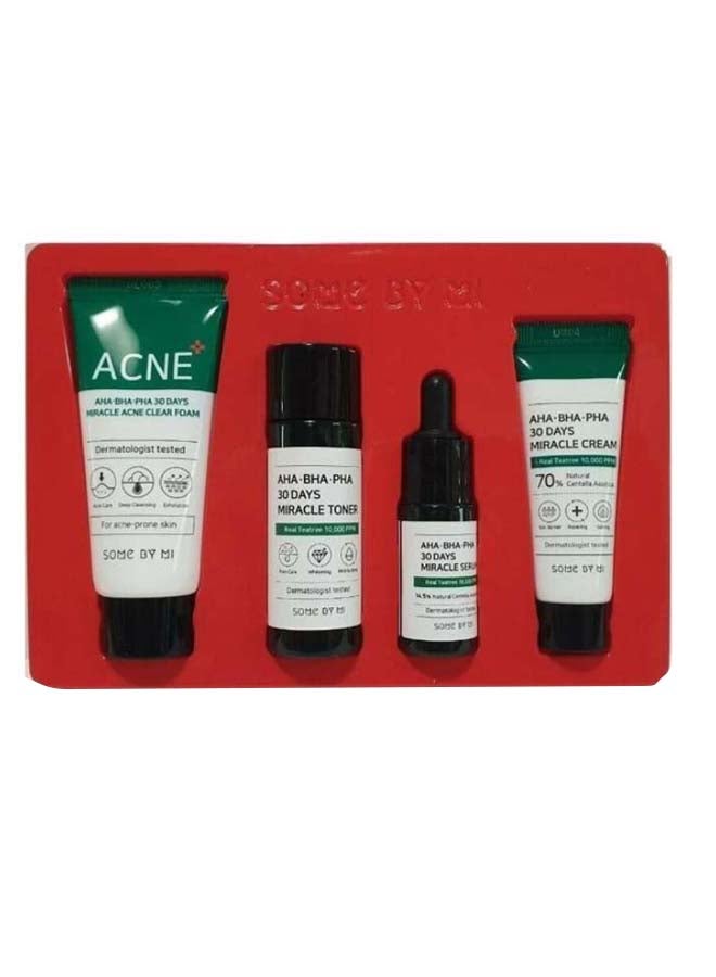 Some by Mi - AHA BHA PHA 30 Days Miracle AC SOS Kit of 4 70ml + 20grams - Image 1