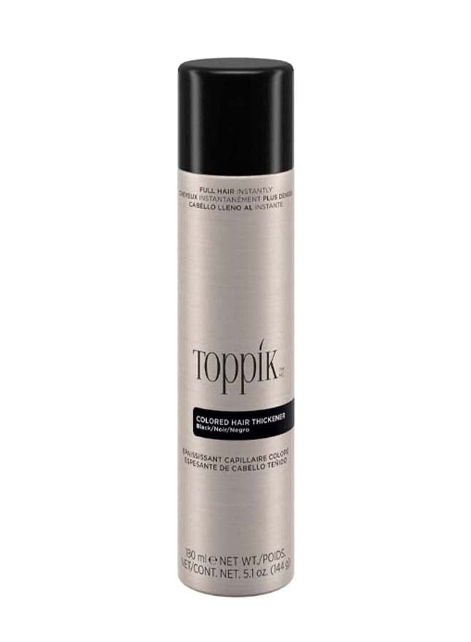 Toppik Colored Hair Thickener Black Hair Color Hair Spray 144 Grams Black 144grams  - Image 1