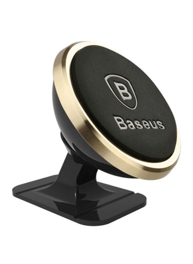 Baseus Universal 360 Degree Rotating Car Magnetic Mobile Holder For Apple iPhone 5s/6s/6 Plus Black/Gold - Image 1