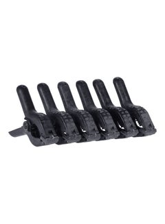 Generic 6-piece Plastic Tight Clip Clamp Black  - Image 2