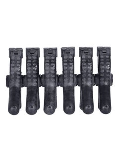 Generic 6-piece Plastic Tight Clip Clamp Black  - Image 4