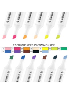 TOUCHNEW 12-Piece Double-Headed Marker White  - Image 1