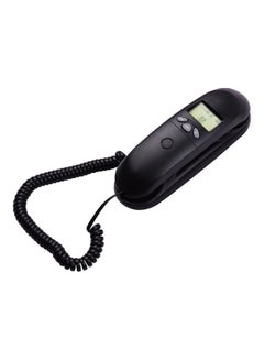 Mini Trimline Corded Phone Black