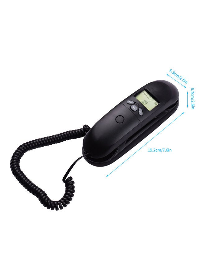 Generic - Mini Trimline Corded Phone Black - Image 1