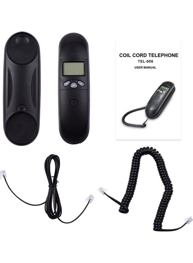 Generic - Mini Trimline Corded Phone Black - Image 1