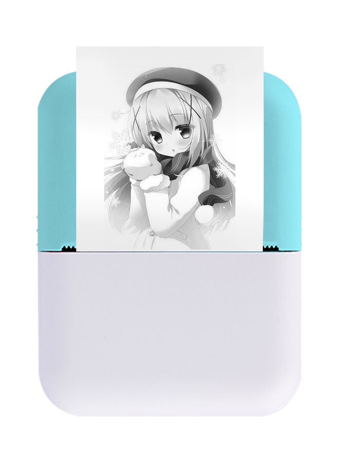 Pocket Thermal Printer Blue/White - Image 1