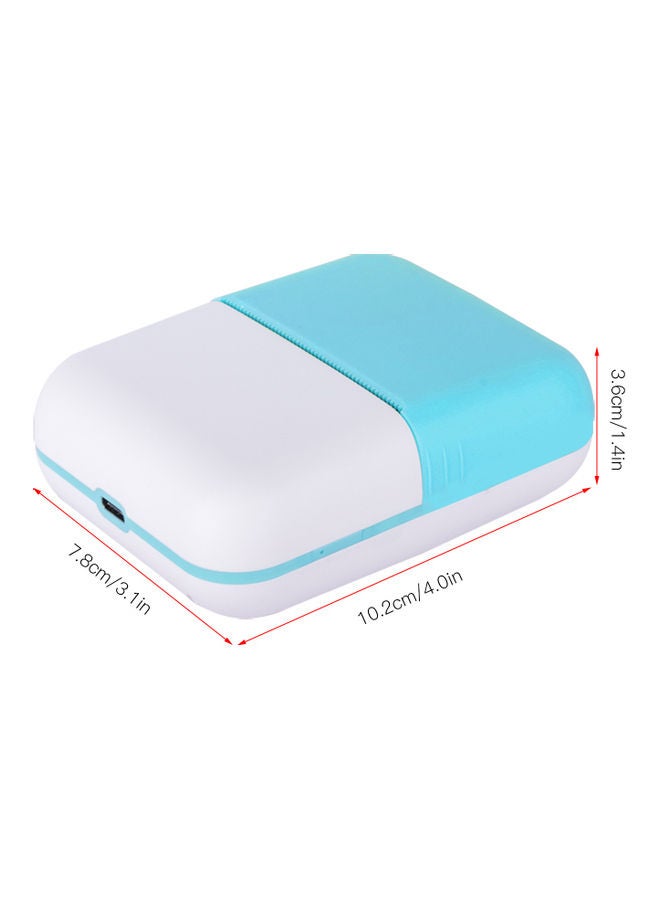 Pocket Thermal Printer Blue/White - Image 3