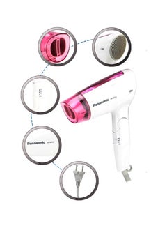 Panasonic Hair Dryer 1200W Quick Compact Gentle Drying, Foldable Eh Nd21 Pink/White  - Image 3