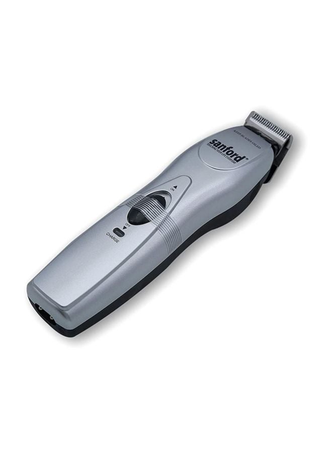 Sanford Cordless Rechargeable Hair Clipper Silver/Black 12x5x15cm - Image 4