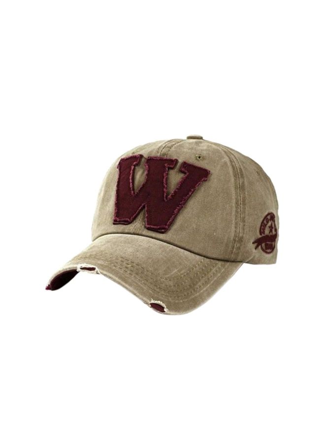 Bluelans Snapback Hip-Hop Cap Beige/Red  - Image 2