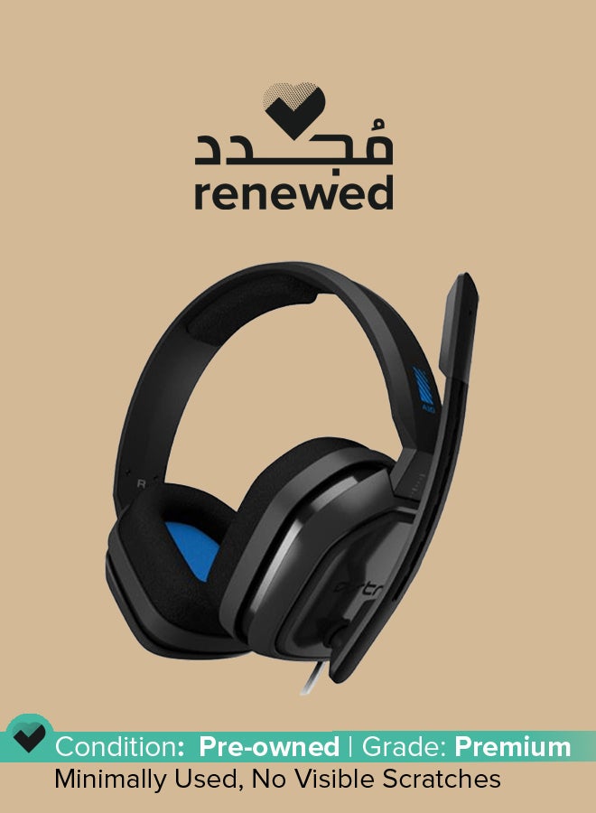 أسترو مُجدد - سماعة رأس للألعاب A10 - لجهاز  الألعاب بلايستيشن 4 الأسود / الأزرق - Image 1