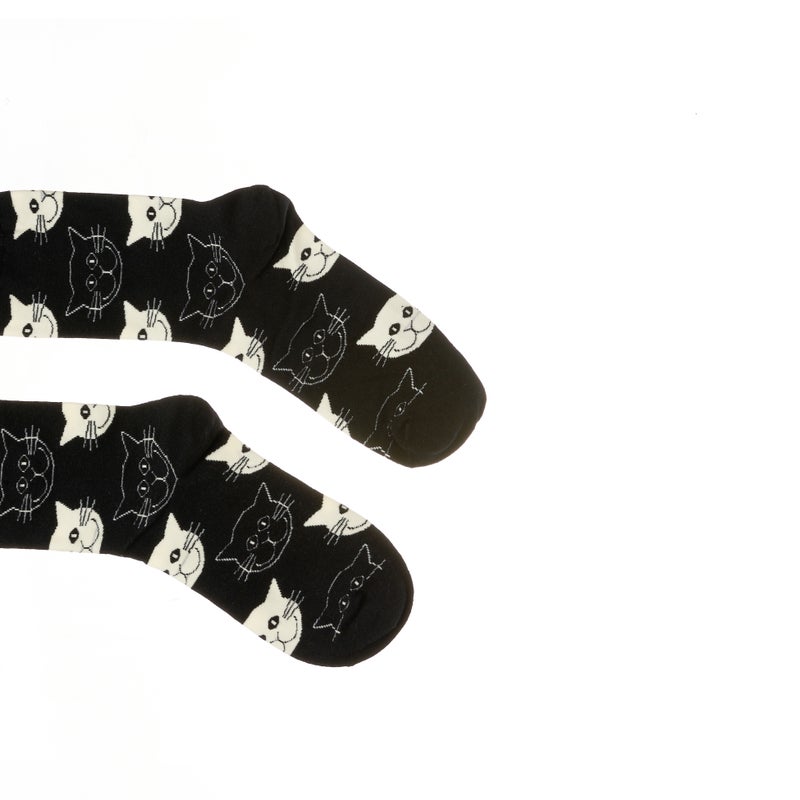 زوج من الجوارب بطبعة - Image 2