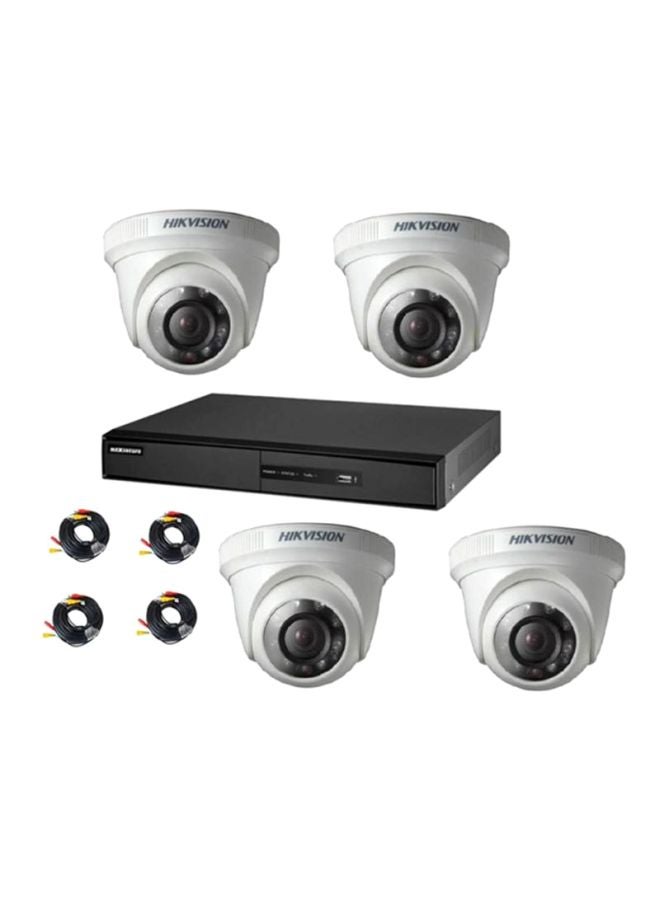 HIKVISION 4-Channel Turbo HD DVR Surveillance Camera Kit  - Image 1