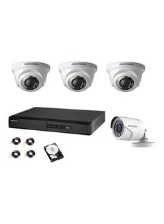 HIKVISION 4-Channel Turbo HD DVR Surveillance Camera Kit  - Image 1
