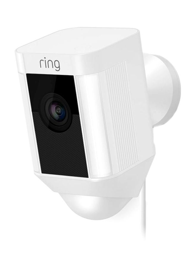 Ring - WiFi Smart Home Security Spotlight Battery Hardwired Camera With Motion Detection And Night Vision - Image 1
