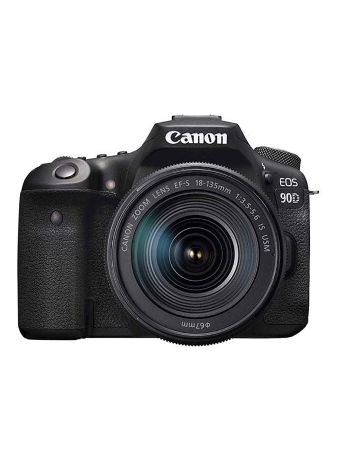 Canon EOS 90D DSLR With 18-135 IS USM Lens 32.5MP APS-C, 4K 30fps