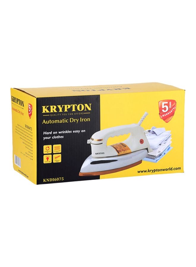KRYPTON - Automatic Dry Iron 1200 W KNDI6075 White/Silver - Image 1