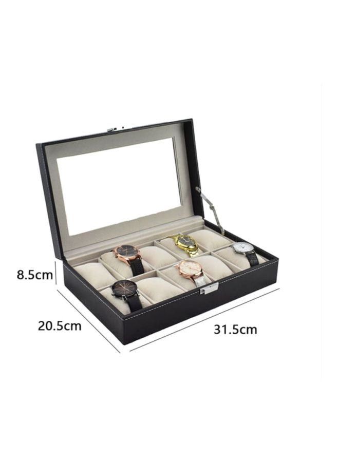 Beauenty - 10-Slot PU Leather Watch Box - Image 1