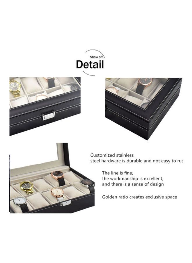 Beauenty - 10-Slot PU Leather Watch Box - Image 1