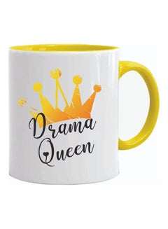 FBGenics Drama Queen Printed Ceramic Mug Multicolour 