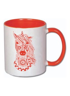 Horse Doddle Printed Ceramic Mug Multicolour - v1611762778/N44030127A_1