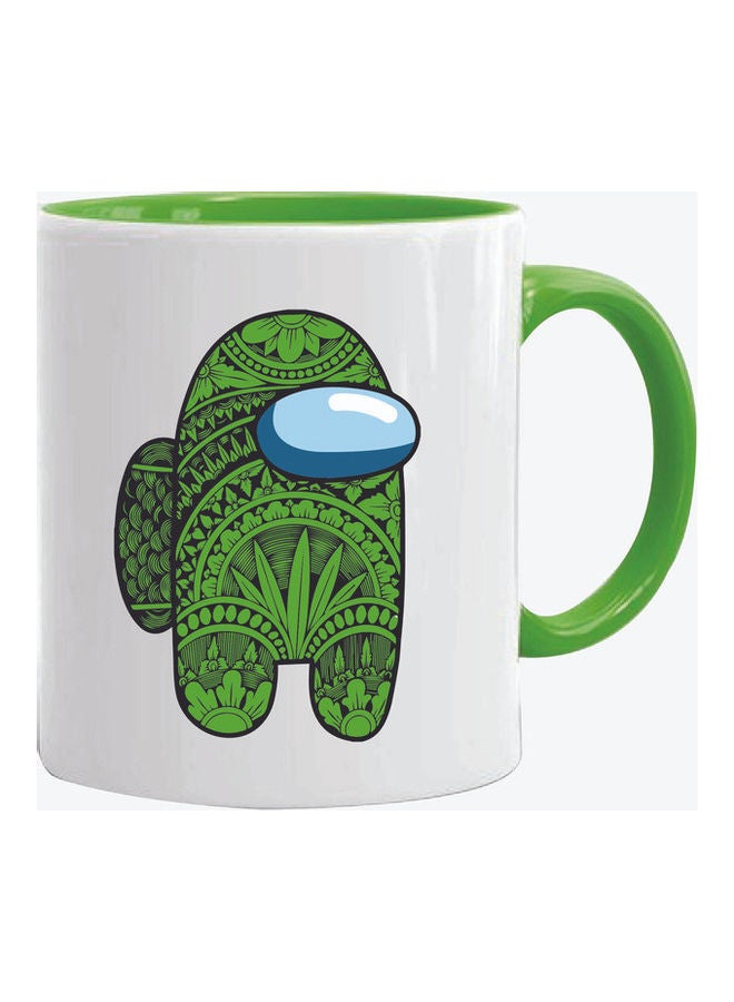 Among Us Doddle Printed Ceramic Mug Multicolour